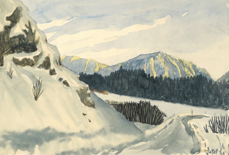 Ettaler Straße, Estergebirge, 1939