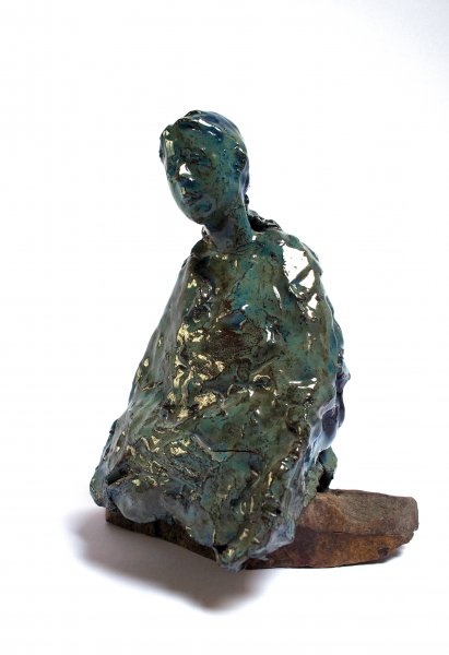 Porträt Veronika Speer, Glasurbrand, 2000