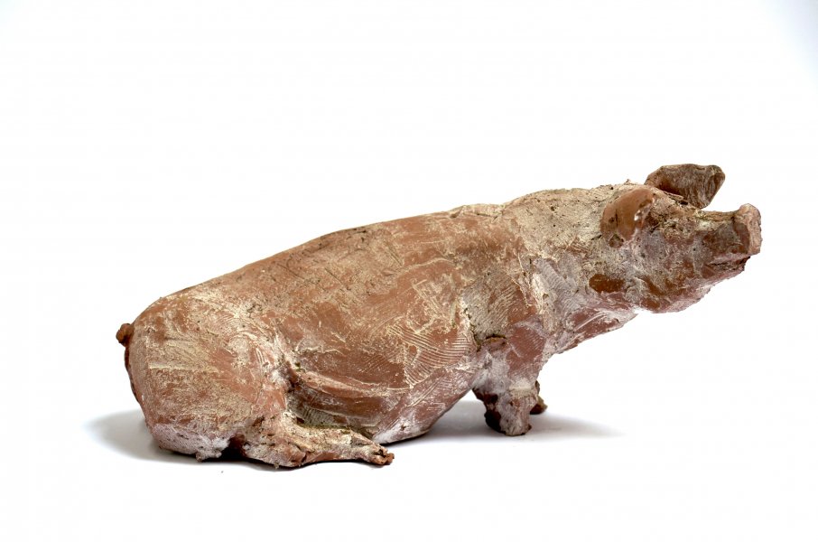 Schwein, Terrakotta, 1994
