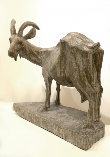 Ziege, Linde gebeizt, 1994